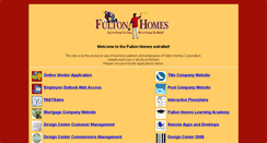 Desktop Screenshot of iweb.fultonhomes.com