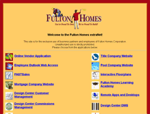 Tablet Screenshot of iweb.fultonhomes.com